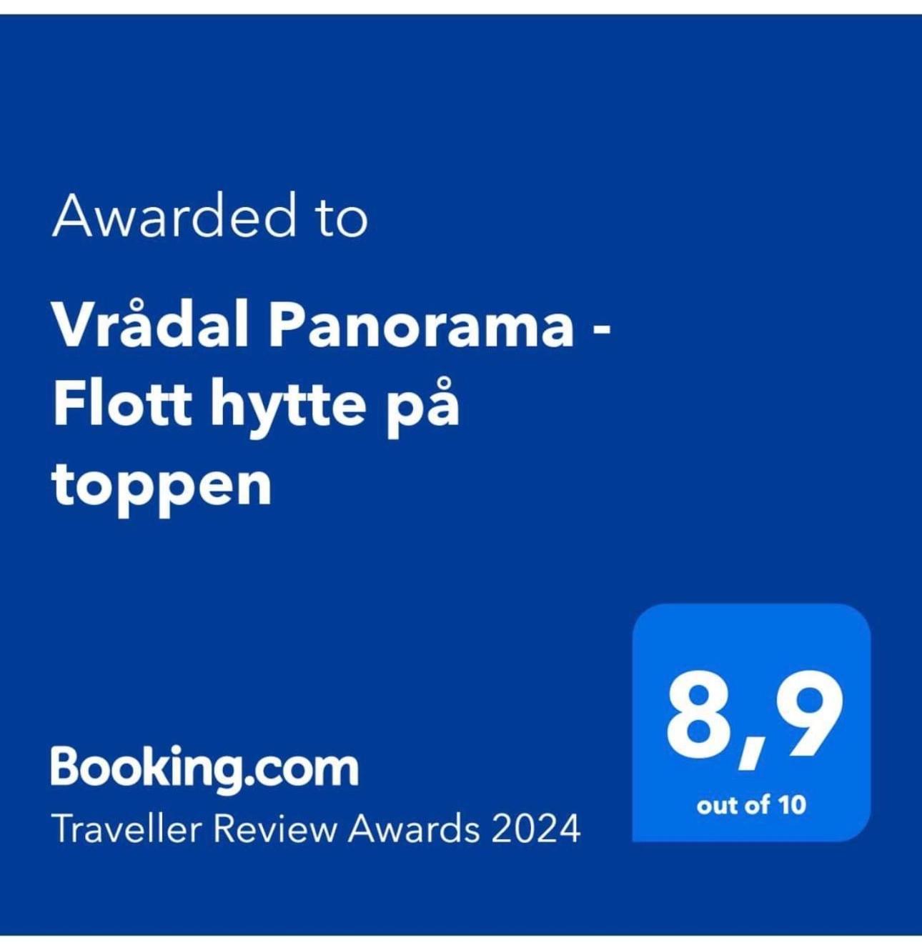 Vradal Panorama - Flott Hytte Pa Toppen Sinnes Exterior foto